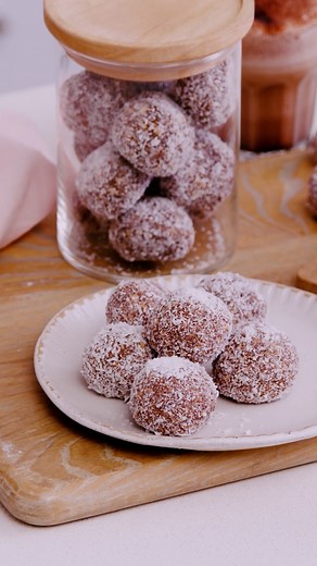 80K views · 290 reactions | Only four ingredients but endless snack appeal. These cocoa coconut bliss balls with sweetened condensed milk are fudgy, chewy and impossible to stop at just one. Perfect for lunch boxes, road trips or anytime treat when the craving hits. If you'd like this recipe Google 'BestRecipes Coconut bliss balls'. | Best Recipes | Facebook