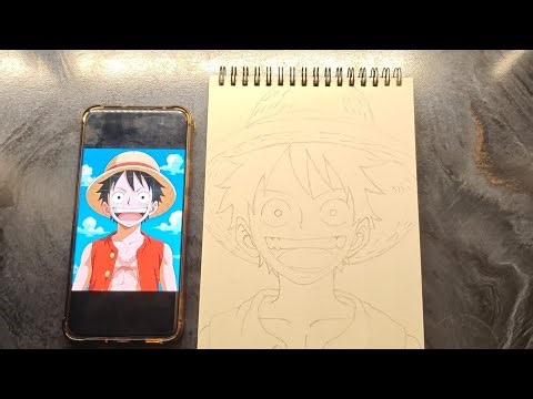 Monkey D Luffy drawing tutorial ✏️✏️ |Viru arts36 #art #Monkey D Luffy #artist #Viru