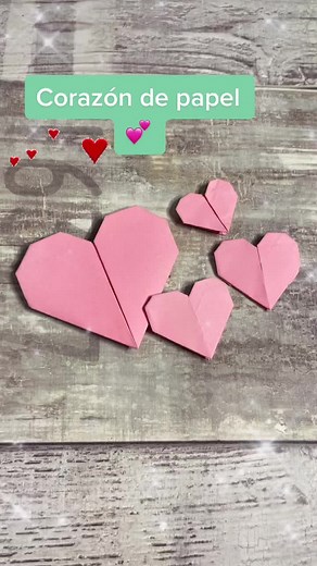 Origami Corazón de Papel: Manualidades DIY