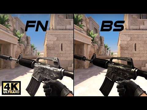 CSGO M4A1-S | Basilisk - Skin showcase all floats [4K60FPS]