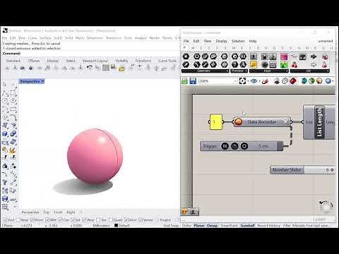Animation in Rhino Grasshopper (the first of 2 methods)