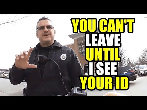 Cop Gets Put In His Place By Smart Citizen Who Knew The Laws! ID Refusal/First Amendment