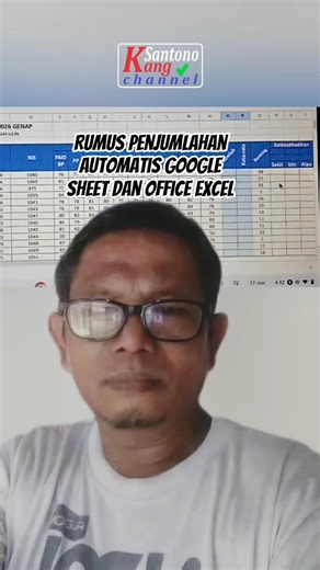 Automatic Sum Formula in Google Sheets and Office Excel #office #googlesheets #chromebook