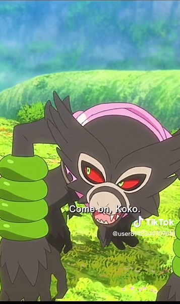 Pokemon (Zarude) looks after child #pokemon #zarude #child