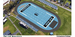 Pro Football Hall-of-Famer Willie Lanier takes part in groundbreaking at Livingstone College