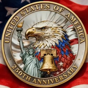 ❤️Celebrate 250 years of U.S. history (1776–2026) with the US 250th Commemorative Coin.殺As the United States proudly marks 250 years of liberty, resilience, and unity, we honor the journey with these stunning commemorative coins. .Get it | Chad Smith | Facebook