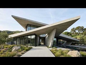 Tour This Breathtaking Minimalist Concrete House | Modern Luxury Living