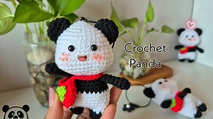 64K views · 2.1K reactions | ပန်​ဒါ​သော့​ချိတ်ထိုး​နည်း #Crochetsu | Crochet su | Facebook