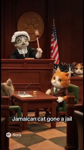 Jamaican cat gets locked up