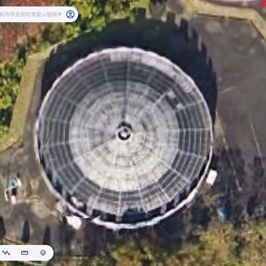 Googleマップの奈良県にあるバックルーム