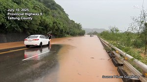 6.6K views · 79 reactions | Southern Taiwan was battered by heavy rain Thursday, with a bridge in Pingtung County partially washed away by a swollen river and several roads in southern Taitung County rendered impassable due to flooding. At 3:30 p.m., the Central Weather Administration issued torrential and extremely torrential rain advisories for the mountainous areas of Kaohsiung, Pingtung and Taitung. The alerts are expected to remain in effect through the evening. | Focus Taiwan | Facebook