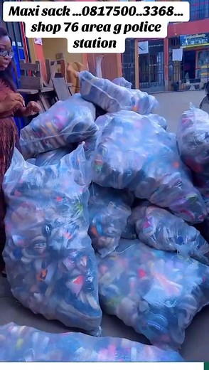 4.7K views · 71 reactions | If you have money go for this maxi shoe sack It pays more Pls if you don't have strength for Okrika packaging pls go for the new one Because this one needs little washing so that you can cash out massively 08175003368 Shop 76 beside Area G police station ogba ikeja | Buky Brown | Facebook