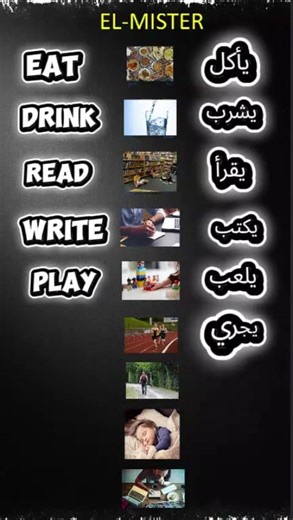 🚀 أكثر الأفعال الإنجليزية استخداماً في حياتك اليومية 📘 تعلم الإنجليزية ببساطة مع EL-MISTER!