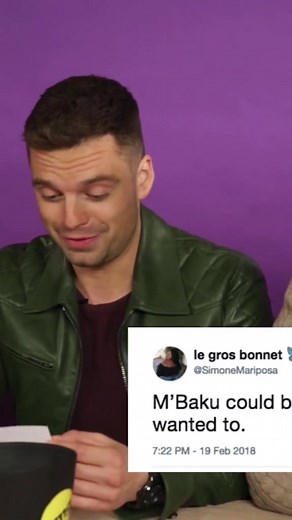 163K views · 727 reactions | Sebastian Stan, Anthony Mackie, & Winston Duke read MARVEL Thirst Tweets!!  | BuzzFeed | Facebook