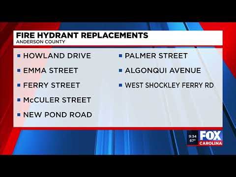 Officials: Upstate areas to be without water during fire hydrant replacement