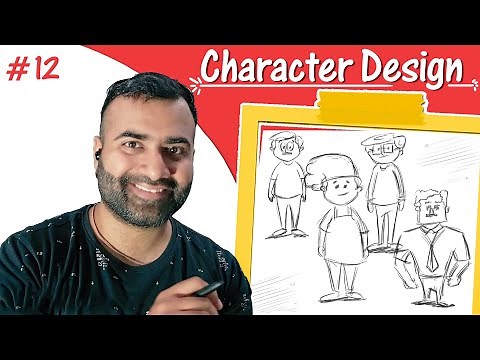 How To Design A Character ll How To Design A Cartoon Character