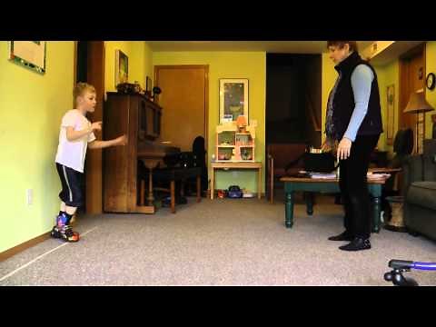 Before and After: excess plantarflexion-toe walking | DAFO 4 with wrap-around strap | Cascade Dafo