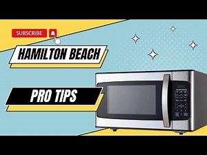 The Hamilton Beach 1000 Watt Microwave Pro Tips