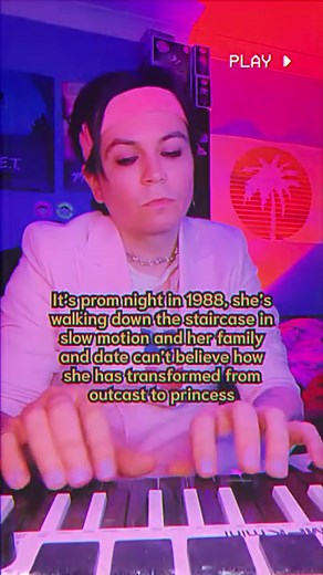 23K views · 492 reactions | It’s prom night in 1988, she’s walking down the staircase in slow motion and her family and date can’t believe how she has transformed from outcast to princess  #80s #synthwave #retrowave #80svibes #musicproducer #synthesizer #nostalgia #80skids #synth #flashback #dreamwave #retroaesthetic #guitar #80sguitar #80smovies #80sprom | Dreamkid | Facebook