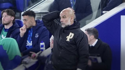 Pep Guardiola vows Man City will not let up in title fight despite Everton draw