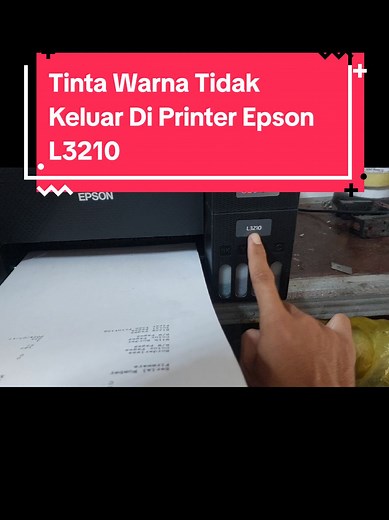 Solusi Tinta Warna Tidak Keluar di Printer Epson L3210