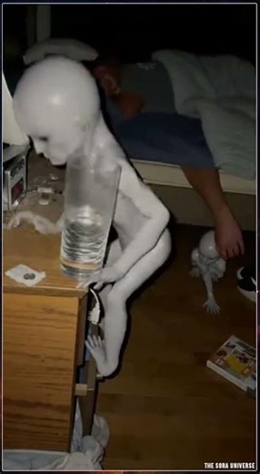 Finally Caught A Video Of The Aliens #alien #funny #sora