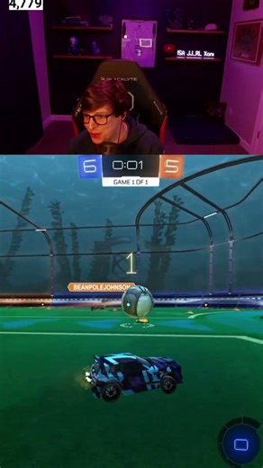 I Had an Open Net and the Clock Hit 0… 💀 (Rocket League) #rocketleague