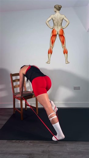 Leg Workout with Long Loop Bands 🔥 Strong Legs Anywhere, No Weights