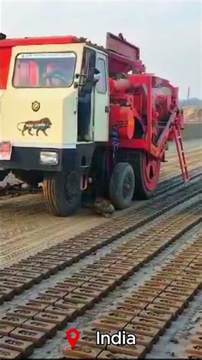 Automatic Brick Making Machine | Real Output on Site | High Speed Production | #brickmakingmachine