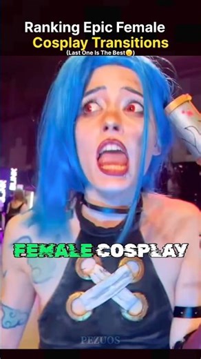 Ranking Epic Female Cosplay Transitions🦸‍♀️✨ #ranking #cosplay #usa