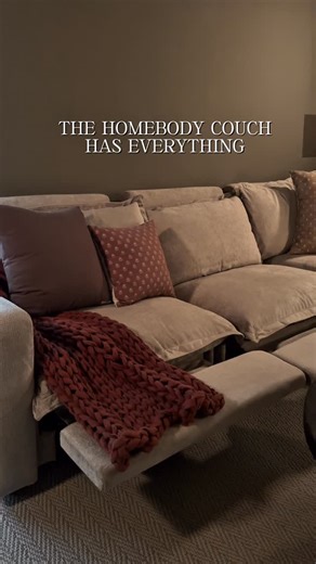 Taylor Weimar on Instagram: "Comment “LINK” to get the link sent straight to your inbox! Movie nights will never be the same ✨ With our @stayhomebody setup, we built the ultimate cozy corner — three wall-hugging recliners, wireless remotes with unique codes per seat, a built-in charger for my phone, and full custom control over comfort. We picked our fabrics, adjusted headrests just right, and snapped everything together modularly. (Yes, even the recliners require 0″ clearance!)"