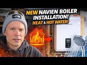 NEW NAVIEN BOILER INSTALLATION!HEAT & HOT WATER