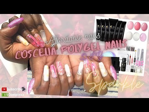 Coscelia Poly Gel Nail Kit| Beginners Tutorial| Affordable|| Amazon
