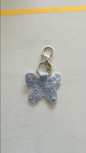 Quick Faux Leather Butterfly keychain/ bag charm using Cricut Maker 3 #diy #cricutmaker3 #craft