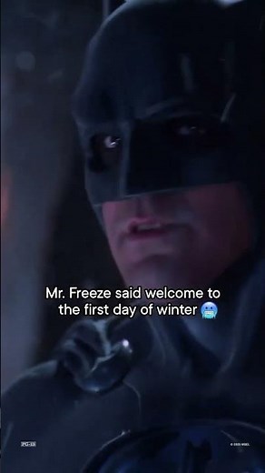 It’s the first day of winter, and Mr. Freeze is acting out 🥶