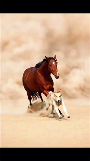 “Unlikely Friendship: A Horse and a Dog’s Beautiful Bond”