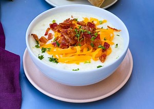 Easy Instant Pot Baked Potato Soup   {VIDEO}