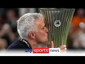 "We made history" - Jose Mourinho celebrates after Roma clinch the Europa Conference League