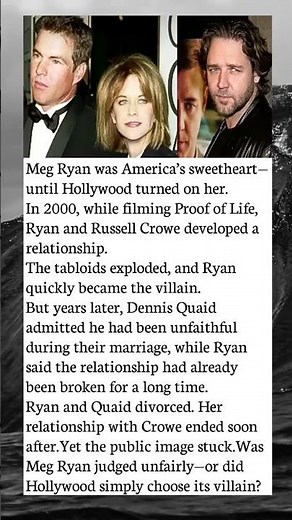 Hollywood Made Meg Ryan the Villain
