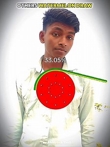 Draw a line around the watermelon 🥶💀 #shorts #trollface #usa