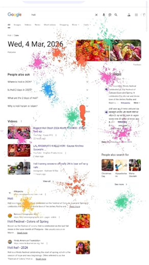 Google Holi | Google Pr Holi Khele | Holi Tranding | Ankit Kumar