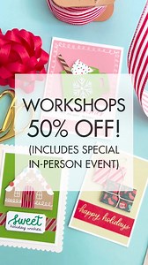 Want to make these cards? Treat yoursELF with 50% OFF our virtual &...