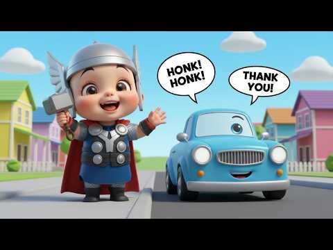 Canción de Ayuda para Coche, Autobús y Ambulancia | canciones infantiles en español | Música