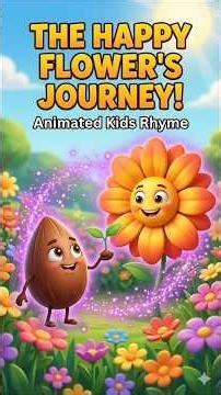 The Happy Flower's Journey! | Educational Kids Rhyme