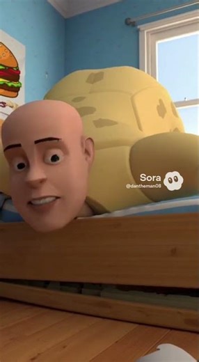 Fat Caillou jumps on the bed and breaks it and farts