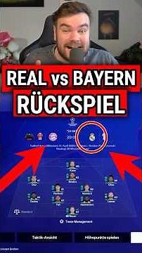 FC Bayern München vs. Real Madrid RÜCKSPIEL 10x SIMULIERT, wer kommt ins HALBFINALE? 😳
