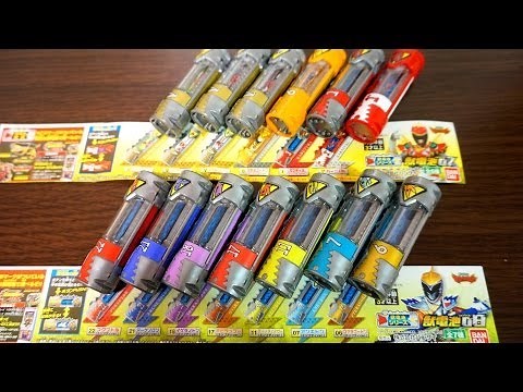 ガシャポン獣電池07&08 全種レビュー 獣電戦隊キョウリュウジャー / CapsuleToy Beast-Battery 07&08 Review