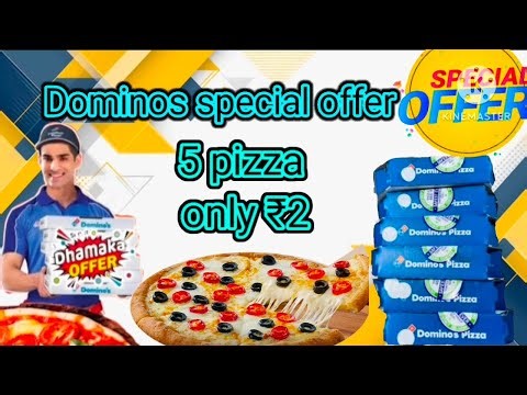 5 pizza only ₹2|Domino's coupon code today|coupon code|special coupon code offer