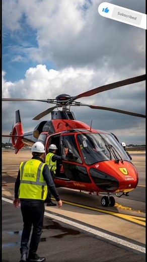 The New Ferrari Helicopter 2026 – Luxury in the Sky! 🚁🔥 | Das neue Ferrari Helikopter #ferrari #