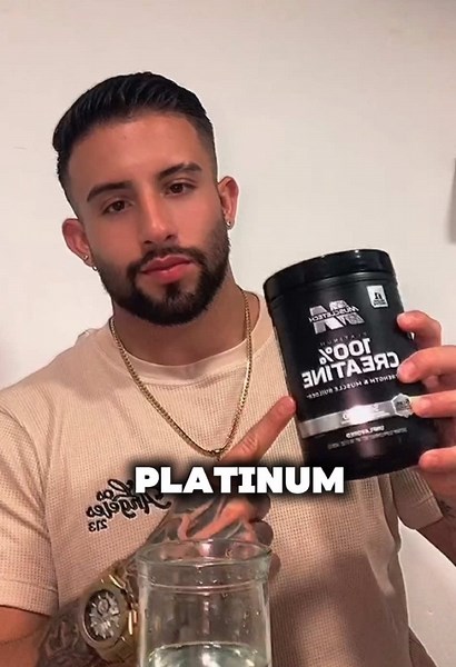 Aumenta tu fuerza con Creatina Platinum de MuscleTech
